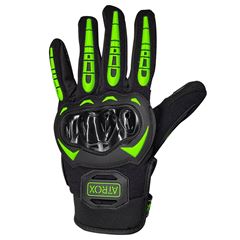 LUVA SIMPLE GREEN TECIDO PRETA/VERDE G