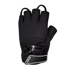 LUVA STAMP SLIM MEIO DEDO TECIDO PRETA G