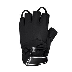 LUVA STAMP SLIM MEIO DEDO TECIDO PRETA G