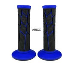 MANOPLA ESPORTIVA OFF ROAD PRETO/AZUL