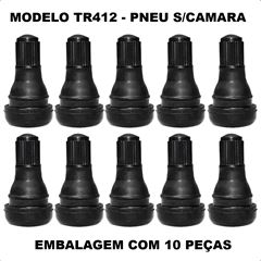 VALVULA VENTIL P/PNEU DE AR TR 412 EMB. 10 PCS