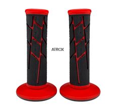 MANOPLA ESPORTIVA OFF ROAD PRETO/VERMELHA