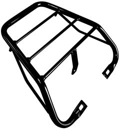 BAGAGEIRO REFORCADO TRAD. PRETO YBR 125 00>08