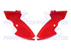 CARENAGEM LATERAL FAROL VERMELHO FACTOR 150 17>23