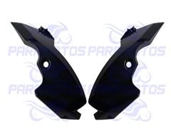 CARENAGEM LATERAL FAROL PRETO FACTOR 125 150 16>