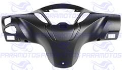 CAPA TAMPA TRASEIRA PAINEL FAROL PRETO BIZ 125 18>
