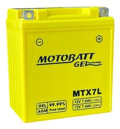 BATERIA 7A MOTOBATT GEL MTX 7L TWISTER / CB 300