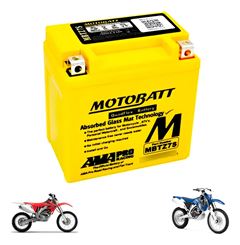 BATERIA 6,5A AGM MBTZ 7S -  CRF 250F/ KTM / KX 