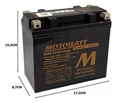 BATERIA AGM QUADFLEX MBTX20U-HD 21,0 AH