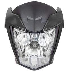 KIT CARENAGEM FAROL TITAN 160 EX 22>24 PRETO INJET