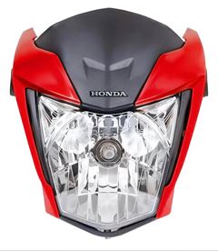 KIT CARENAGEM FAROL TITAN 160 22>24 VERMELHO