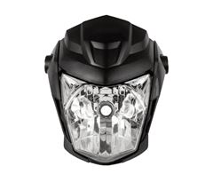 KIT CARENAGEM FAROL PRETO INJETADO FAN 160 22>24