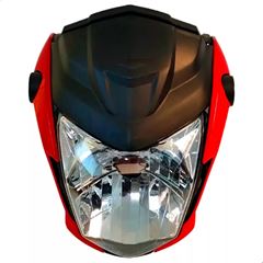 KIT CARENAGEM FAROL FAN 160 22>24 VERMELHO