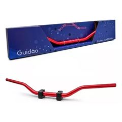 GUIDAO ALUMINIO ESPORTIVO BAIXO FAT BAR VERMELHO
