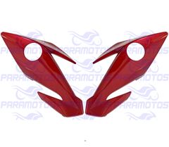 CARENAGEM LATERAL FAROL TITAN 160 24 VERMELHO PIME