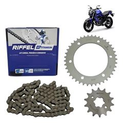 KIT RELACAO C/CORRENTE FZ15 22>