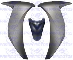 BICO FRONTAL BIZ 125 23 CINZA CROW / PRATA PAULIS