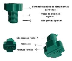 PARAFUSO BUJAO OLEO S/ANEL SILICONE 13MM PCT 10 PC