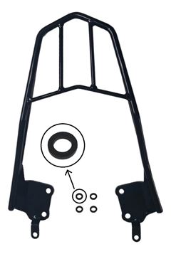 BAGAGEIRO MACICO PRETO FAZER 150 FZ15 22>24