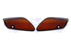LENTE PISCA DIANTEIRO (PAR) CRYPTON AMARELO BRONZE