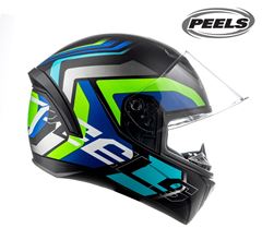CAPACETE SPIKE II GTX PRETO FOSCO/AZUL TAM-60