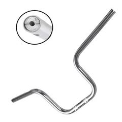 GUIDAO MOD ORGINAL CROMADO TITAN 160 CARGO C/ PESO