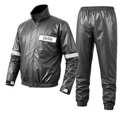 CONJUNTO CHUVA PVC C/BOLSO FLEX PRETO P