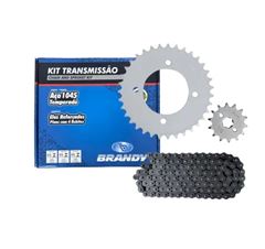 KIT RELACAO C/CORRENTE BIZ 125 05>