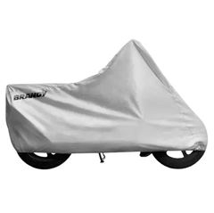 CAPA PARA MOTO -  NYLON TAMANHO G - CINZA