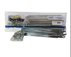 RAIO DIANT/TRAS/ CROMADO 4MM TITAN 125 150 TAMBOR