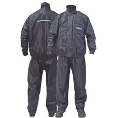 CONJUNTO CHUVA NYLON C/ GOLA - PRETO G