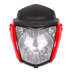 KIT CARENAGEM FAROL TITAN 150 15 VERMELHO MACEIO