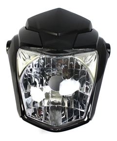 KIT CARENAGEM FAROL TITAN 160 EX 16>21 PRETO INJET
