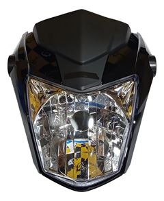 KIT CARENAREM FAROL TITAN 160 EX 16>21 PRETO PINTA