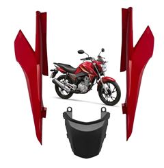 RABETA COMPLETA TITAN 160 16>18 VERMELHO MARRAKESH