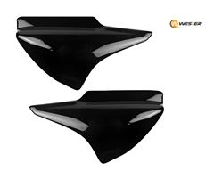 TAMPA LATERAL TITAN 150 04>08 PRETO PINTADO