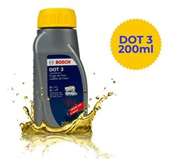 FLUIDO FREIO DOT3 200ML BOSCH FF4400