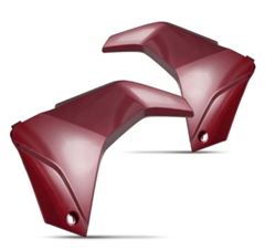 TAMPA LATERAL B VERMELHO CARDE TITAN 150 ESD/EX 14