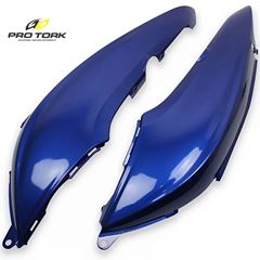 TAMPA LATERAL BIZ 125 EX 14  E 17 AZUL TWISTER
