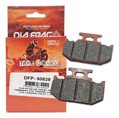 PASTILHA FREIO CERAMICA TRAS. FAZER / LANDER 250