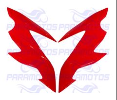CARENAGEM LATERAL FAROL BROS 160 22>24 VERMELHO