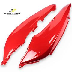 TAMPA LATERAL BIZ 125 + EX 15>17 VERMELHO MARRAKES