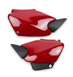 TAMPA LATERAL TITAN 125 02>03 VERMELHO