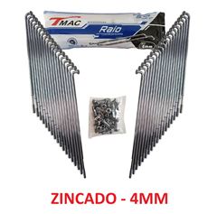RAIO DIANTEIRO ZINCADO 4.0MM POP 100 POP 110I