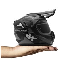 CAPACETE MINI COFRE TORK EDITION CROSS FOSCO