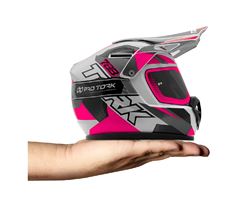 CAPACETE MINI COFRE TORK EDITION CROSS BRILHANTE