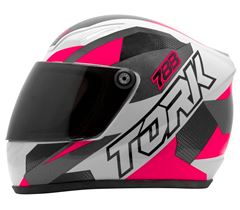 CAPACETE MINI COFRE TORK EDITION BRILHANTE