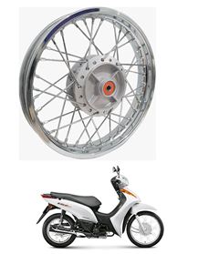 RODA MONTADA TRASEIRA BIZ 100 / BIZ 125