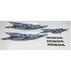 ADESIVO BIZ 100 + 2004 PRATA