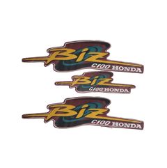 ADESIVO BIZ 100 1998 1999 VERMELHO